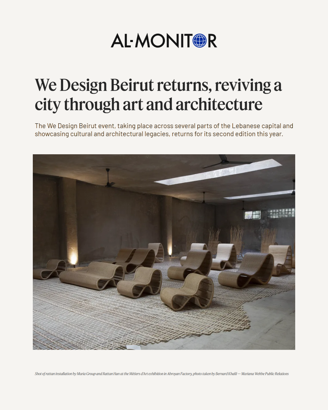 We Design Beirut returns, reviving a city through art and architecture